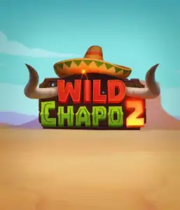 Step into the lively Mexican desert with Wild Chapo 2 slot by Relax Gaming, featuring a whimsical bull wearing a sombrero set against a serene desert backdrop. This graphic captures the charm and humor of the game, perfect for those who love culturally inspired slots, offering a captivating play experience.