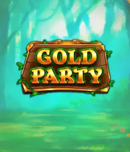 Discover the enchanted forest of the Gold Party game by Pragmatic Play, showcasing a charming wooden sign decorated with golden letters. The setting is a green forest that adds a touch of enchantment to the game's theme. Ideal for players who love magical and nature-inspired games, offering a delightful escape. 